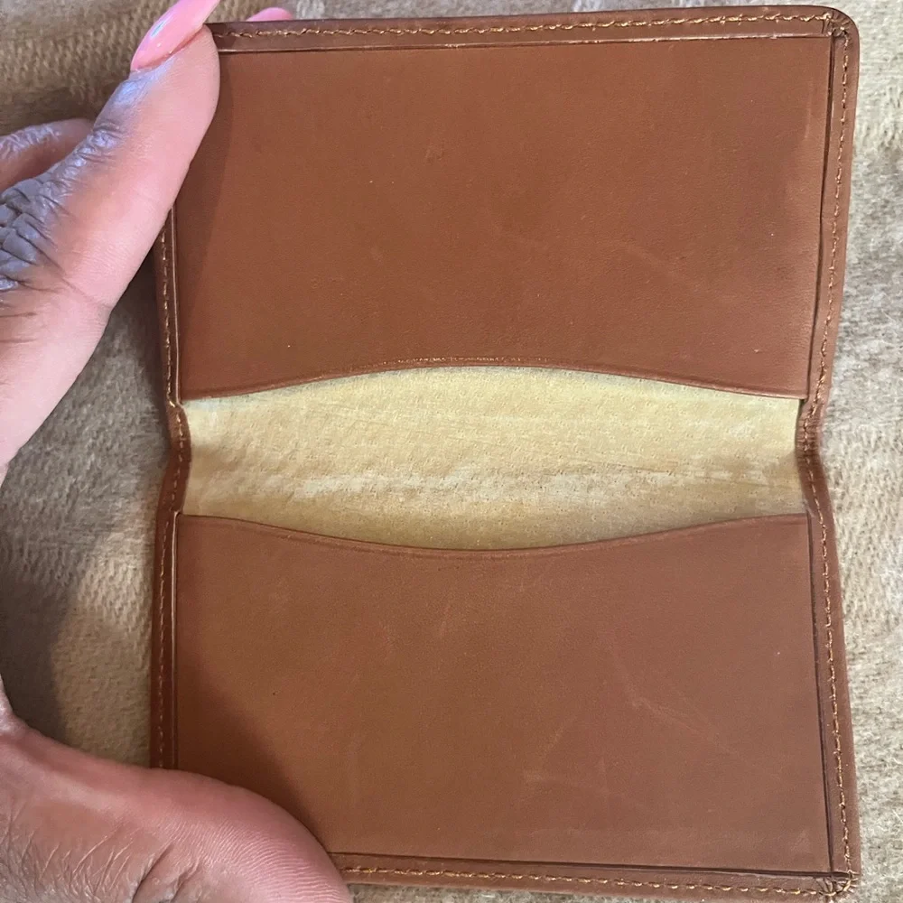 Brown Leather Card Holder